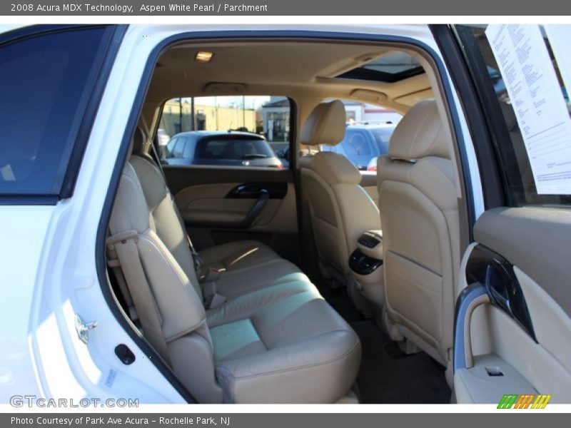 Aspen White Pearl / Parchment 2008 Acura MDX Technology