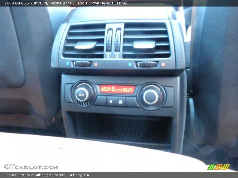 Alpine White / Saddle Brown Nevada Leather 2009 BMW X5 xDrive30i