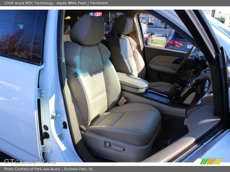 Aspen White Pearl / Parchment 2008 Acura MDX Technology