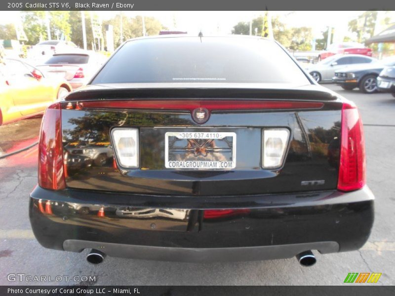 Black Raven / Ebony 2005 Cadillac STS V6