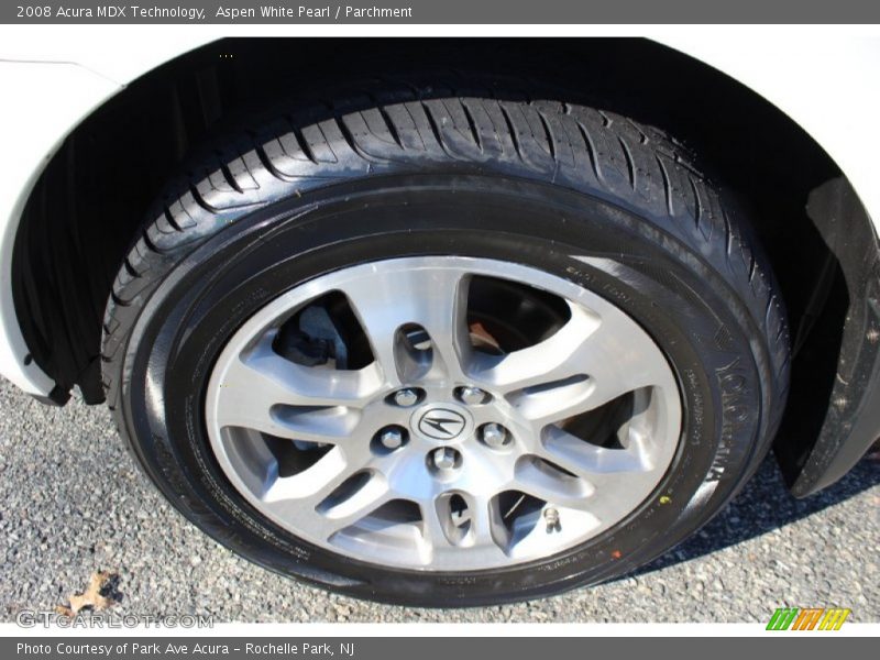 Aspen White Pearl / Parchment 2008 Acura MDX Technology
