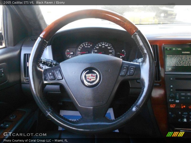 Black Raven / Ebony 2005 Cadillac STS V6