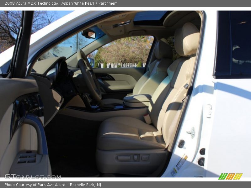 Aspen White Pearl / Parchment 2008 Acura MDX Technology
