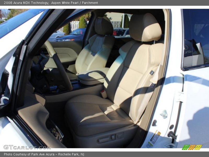 Aspen White Pearl / Parchment 2008 Acura MDX Technology