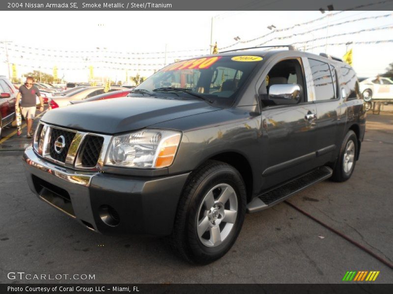 Smoke Metallic / Steel/Titanium 2004 Nissan Armada SE