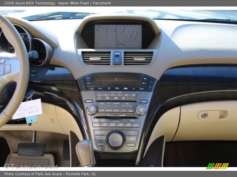 Aspen White Pearl / Parchment 2008 Acura MDX Technology