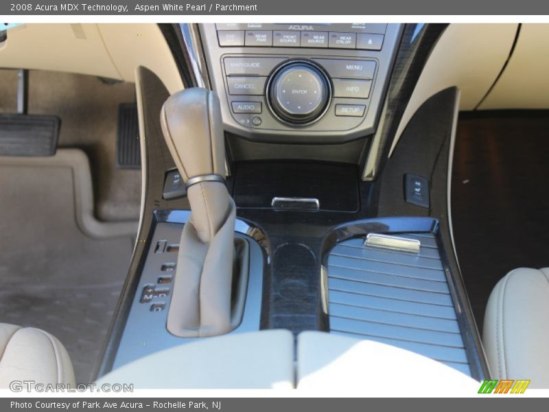 Aspen White Pearl / Parchment 2008 Acura MDX Technology