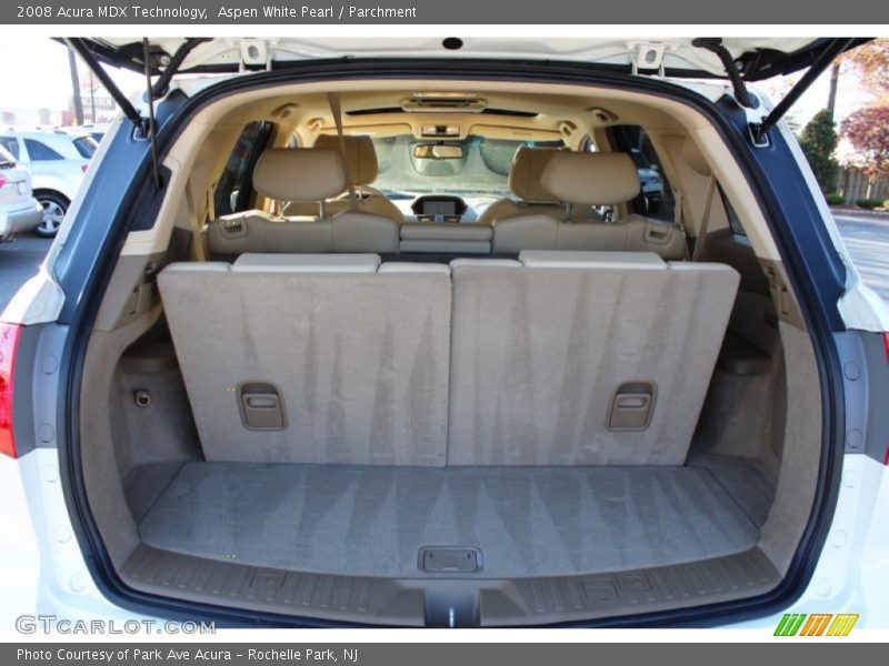 Aspen White Pearl / Parchment 2008 Acura MDX Technology