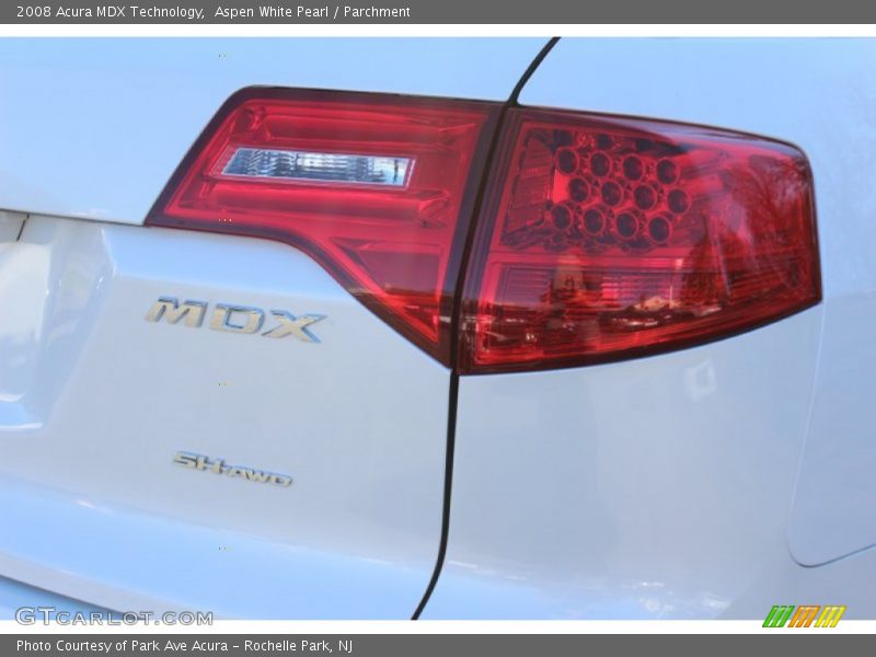 Aspen White Pearl / Parchment 2008 Acura MDX Technology