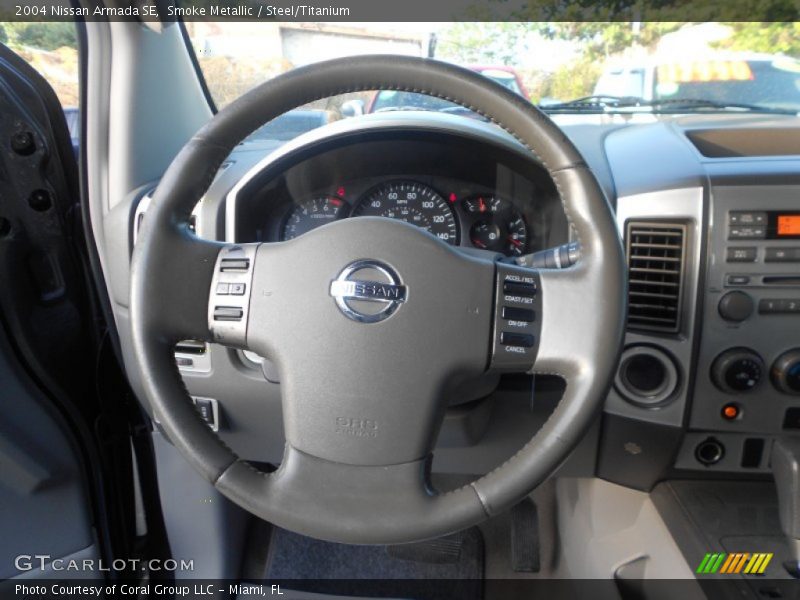 Smoke Metallic / Steel/Titanium 2004 Nissan Armada SE