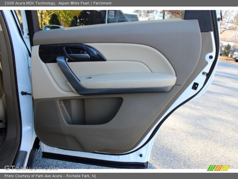 Aspen White Pearl / Parchment 2008 Acura MDX Technology