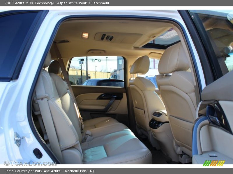 Aspen White Pearl / Parchment 2008 Acura MDX Technology