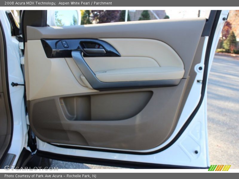 Aspen White Pearl / Parchment 2008 Acura MDX Technology