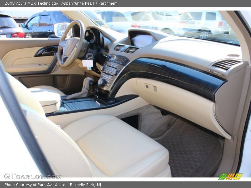 Aspen White Pearl / Parchment 2008 Acura MDX Technology