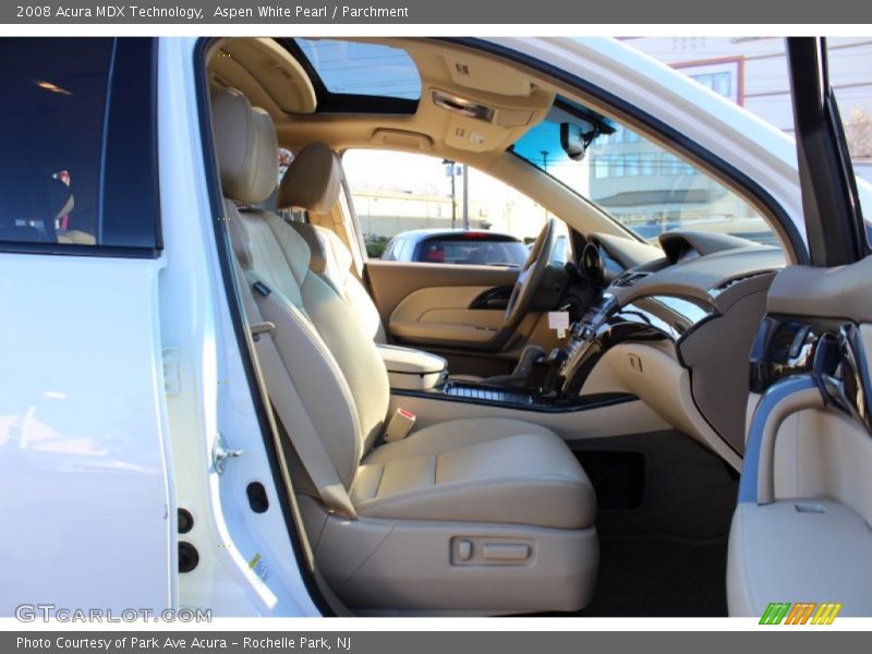 Aspen White Pearl / Parchment 2008 Acura MDX Technology