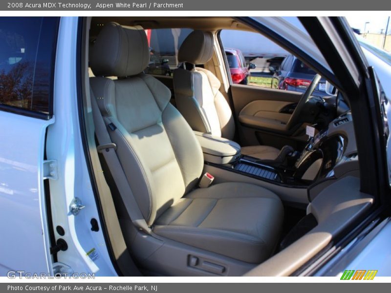 Aspen White Pearl / Parchment 2008 Acura MDX Technology