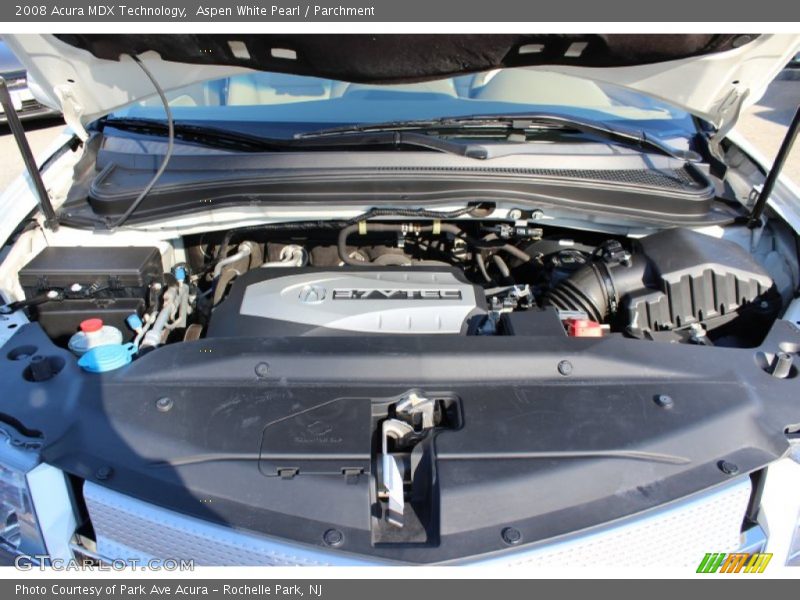 Aspen White Pearl / Parchment 2008 Acura MDX Technology