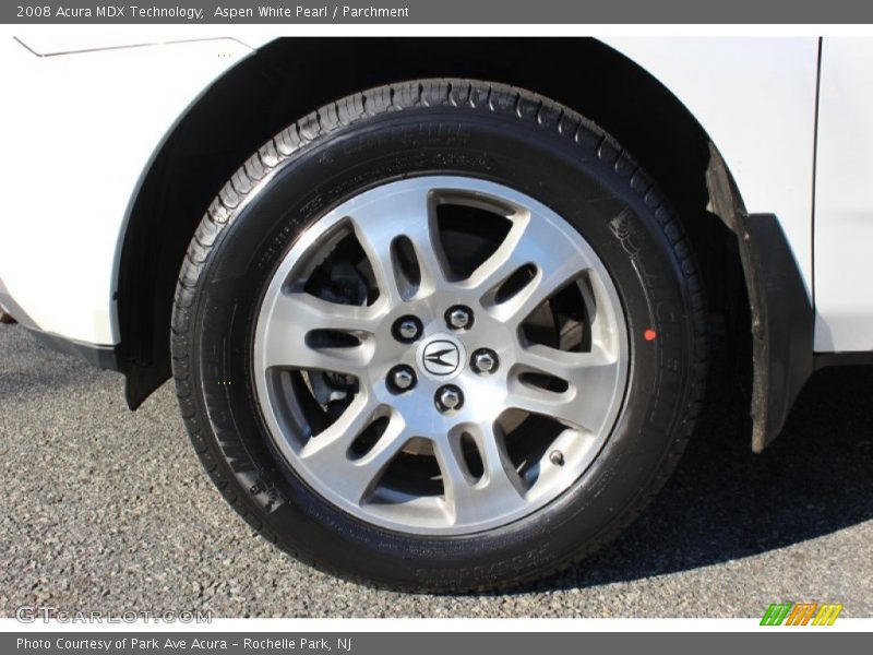 Aspen White Pearl / Parchment 2008 Acura MDX Technology