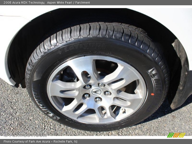 Aspen White Pearl / Parchment 2008 Acura MDX Technology