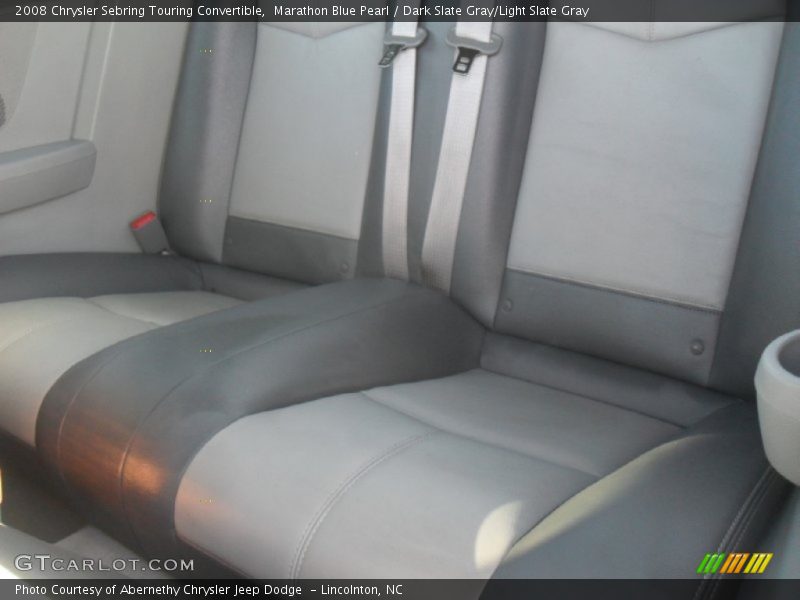 Marathon Blue Pearl / Dark Slate Gray/Light Slate Gray 2008 Chrysler Sebring Touring Convertible