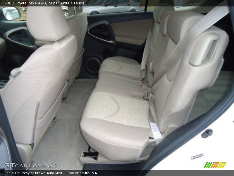 Super White / Taupe 2008 Toyota RAV4 4WD