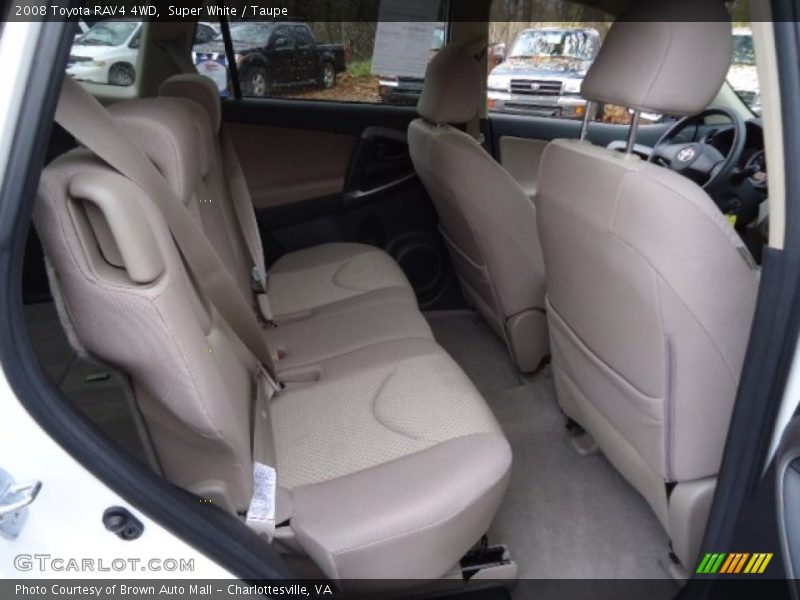 Super White / Taupe 2008 Toyota RAV4 4WD