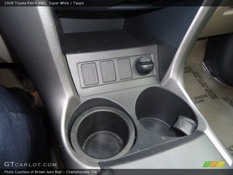 Super White / Taupe 2008 Toyota RAV4 4WD