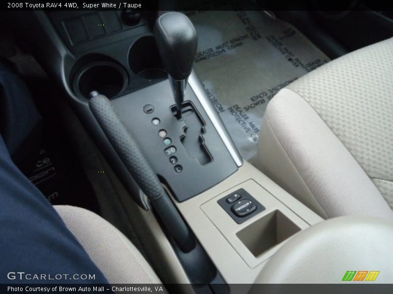 Super White / Taupe 2008 Toyota RAV4 4WD