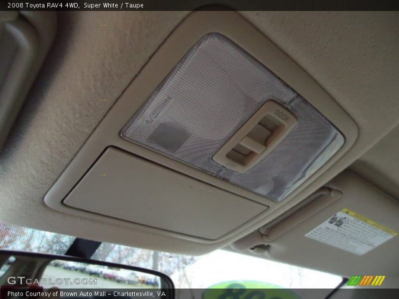 Super White / Taupe 2008 Toyota RAV4 4WD