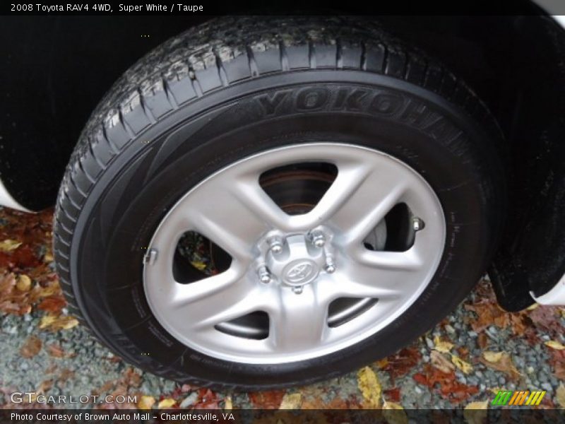 Super White / Taupe 2008 Toyota RAV4 4WD