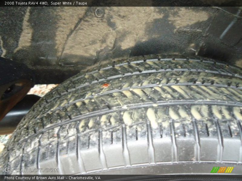 Super White / Taupe 2008 Toyota RAV4 4WD