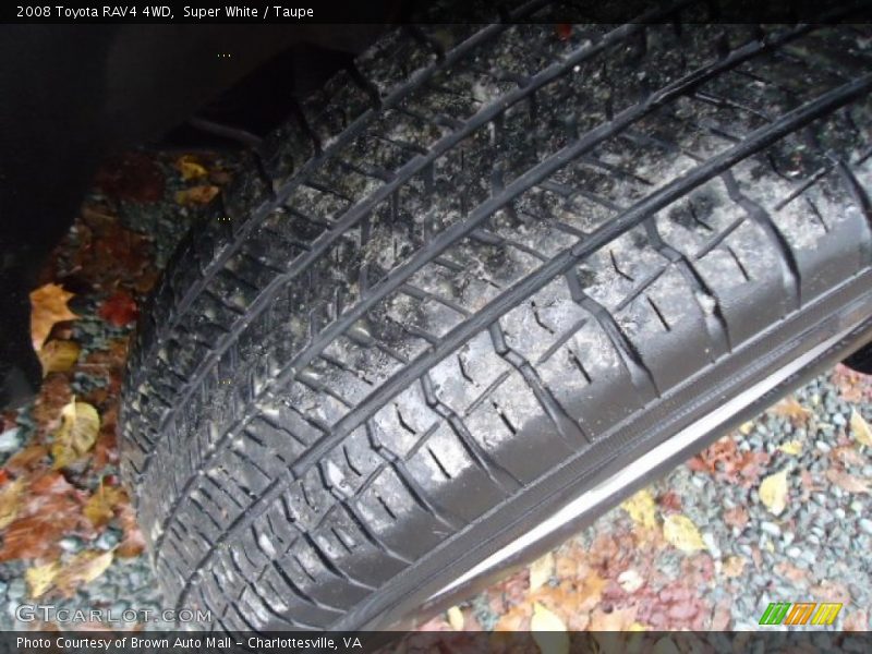 Super White / Taupe 2008 Toyota RAV4 4WD