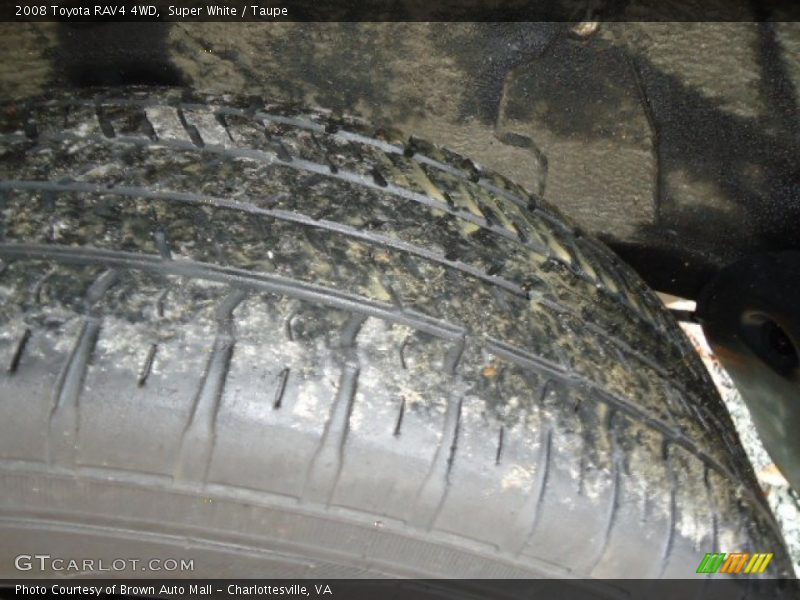 Super White / Taupe 2008 Toyota RAV4 4WD