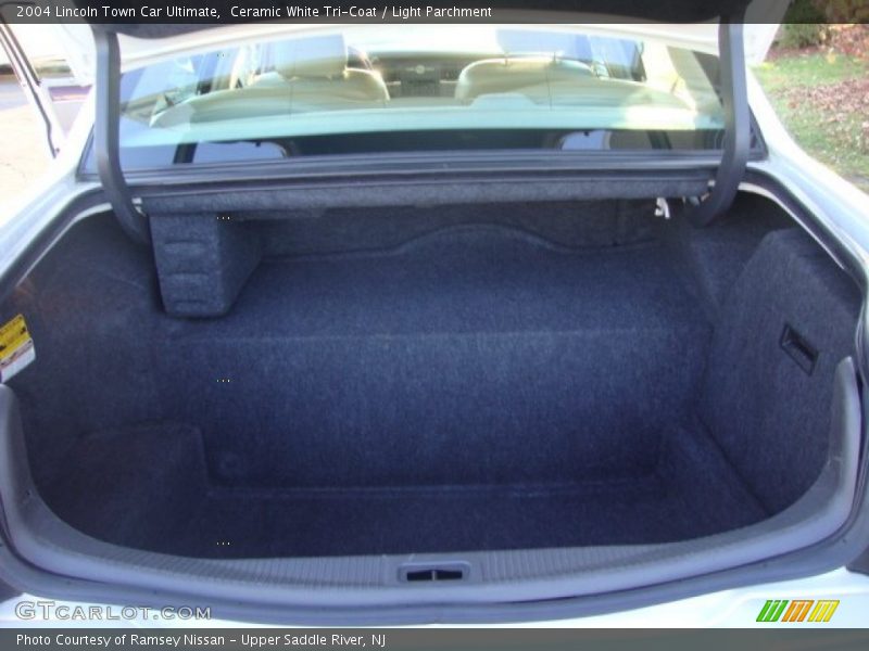 Ceramic White Tri-Coat / Light Parchment 2004 Lincoln Town Car Ultimate