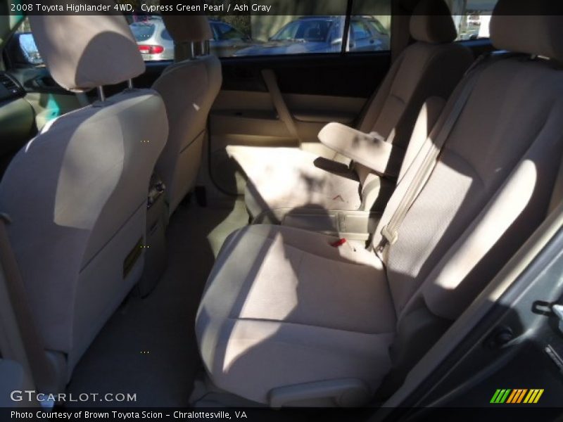 Cypress Green Pearl / Ash Gray 2008 Toyota Highlander 4WD