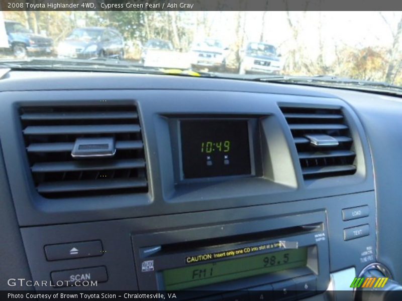 Cypress Green Pearl / Ash Gray 2008 Toyota Highlander 4WD