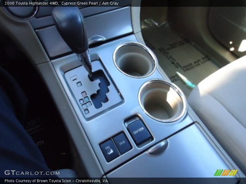 Cypress Green Pearl / Ash Gray 2008 Toyota Highlander 4WD