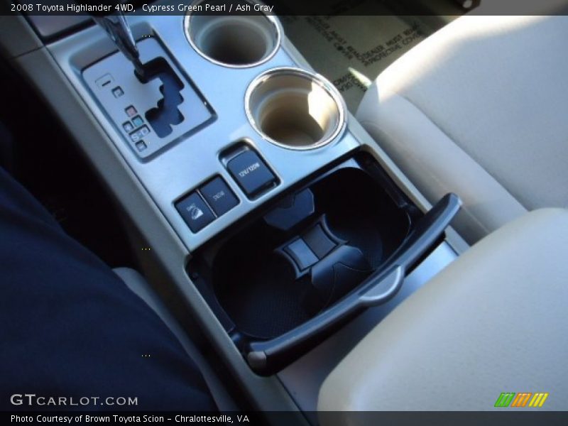 Cypress Green Pearl / Ash Gray 2008 Toyota Highlander 4WD