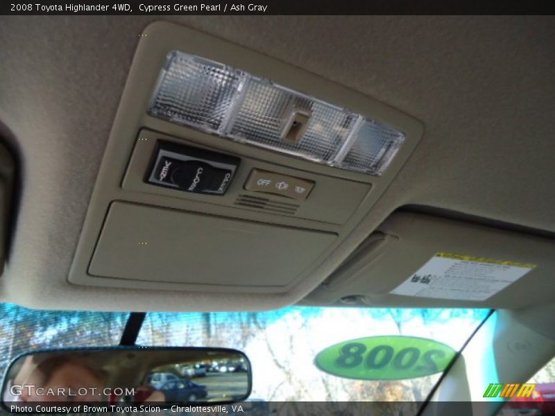 Cypress Green Pearl / Ash Gray 2008 Toyota Highlander 4WD