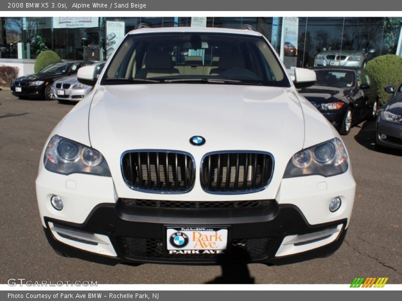 Alpine White / Sand Beige 2008 BMW X5 3.0si