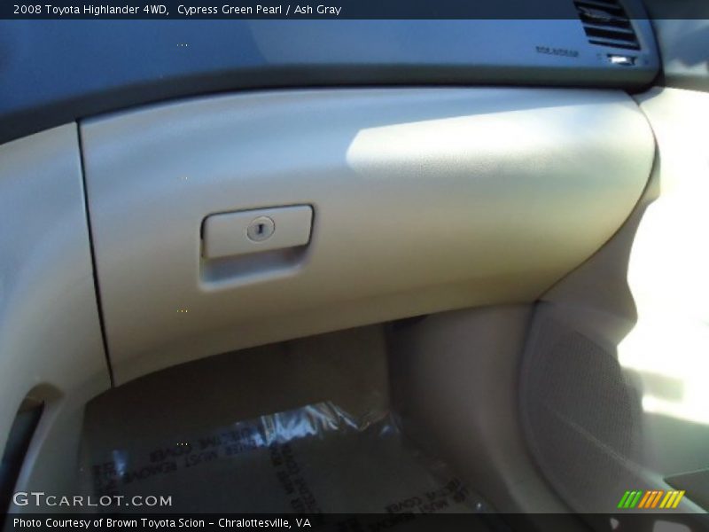 Cypress Green Pearl / Ash Gray 2008 Toyota Highlander 4WD