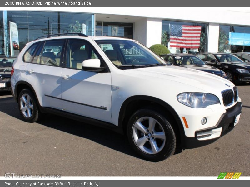 Alpine White / Sand Beige 2008 BMW X5 3.0si