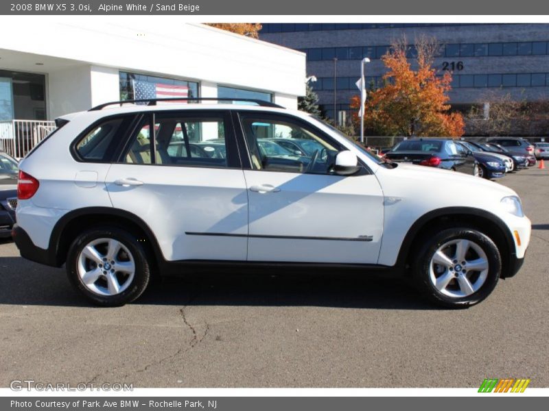 Alpine White / Sand Beige 2008 BMW X5 3.0si