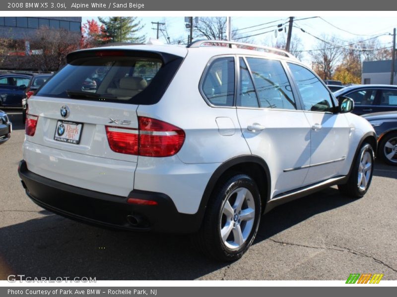 Alpine White / Sand Beige 2008 BMW X5 3.0si