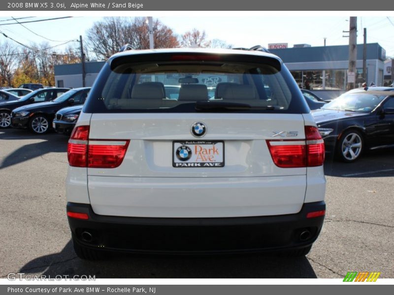 Alpine White / Sand Beige 2008 BMW X5 3.0si