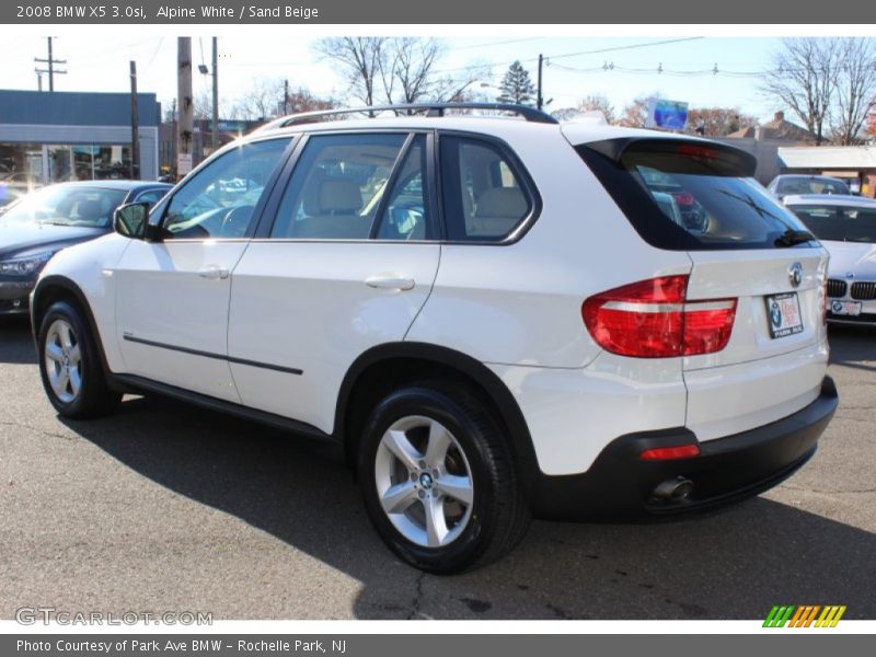 Alpine White / Sand Beige 2008 BMW X5 3.0si