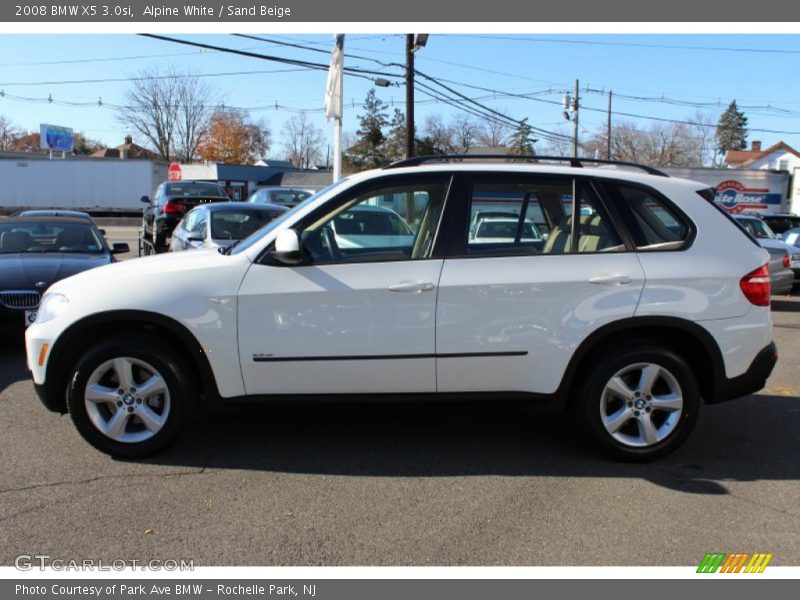 Alpine White / Sand Beige 2008 BMW X5 3.0si