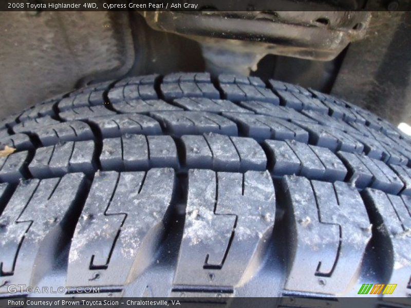 Cypress Green Pearl / Ash Gray 2008 Toyota Highlander 4WD