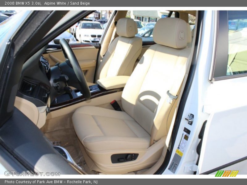 Alpine White / Sand Beige 2008 BMW X5 3.0si
