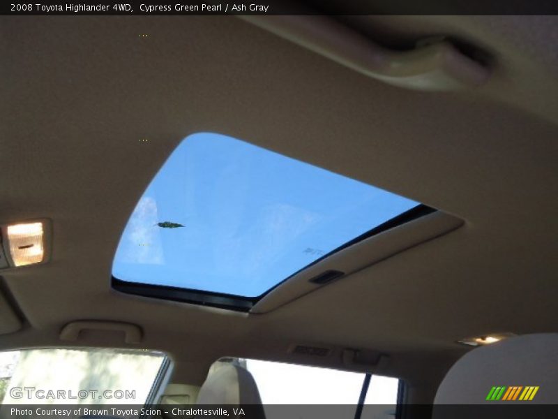 Cypress Green Pearl / Ash Gray 2008 Toyota Highlander 4WD